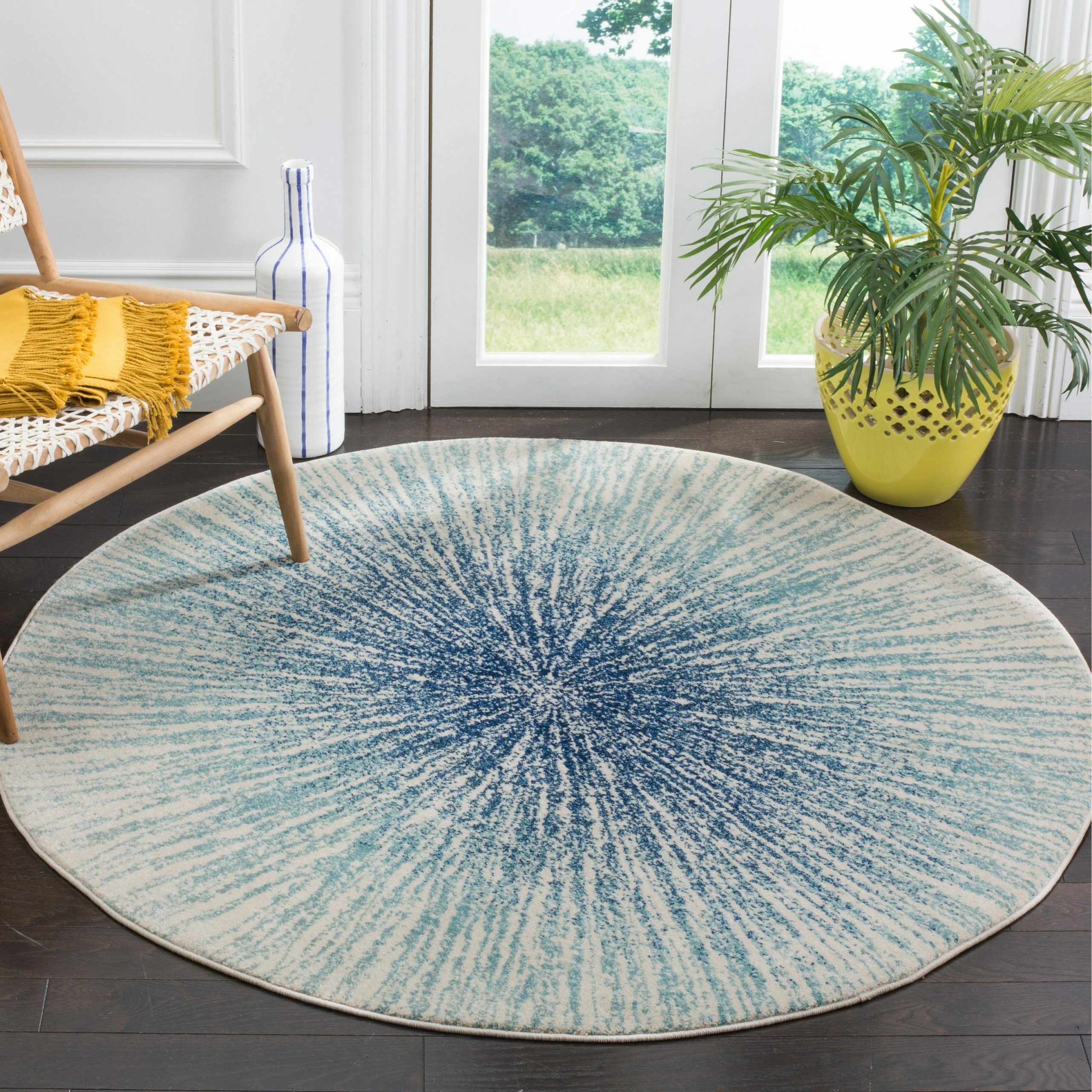 圓形地氈 Polyester Rug Dia 200cm 直徑