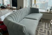 Indigo Sofa Blue Velvet X 2 pc 藍色絨面梳化 Size 225w x 95d x 76h cm