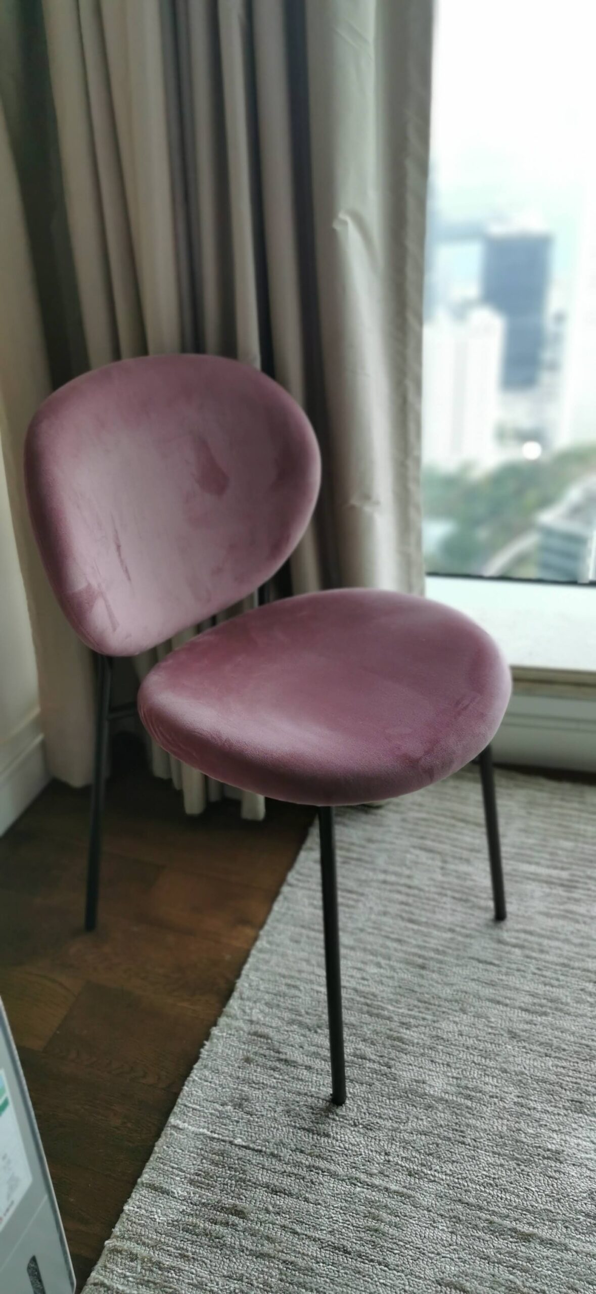 Pink Velvet chair