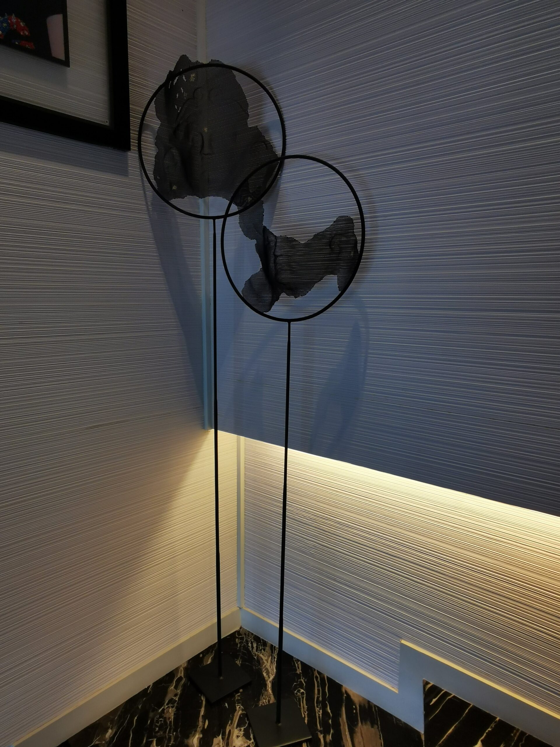 Pair of floor Art stand