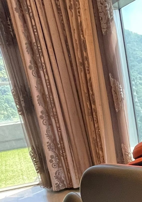 Velvet draped & sheer $300 pair