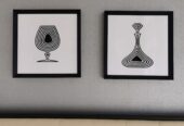 Pair of Wall Art Recessed illusion